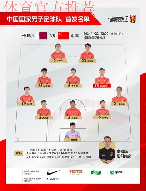 国足公布征战卡塔尔23人名单 国足公布征战卡塔尔23人名单
